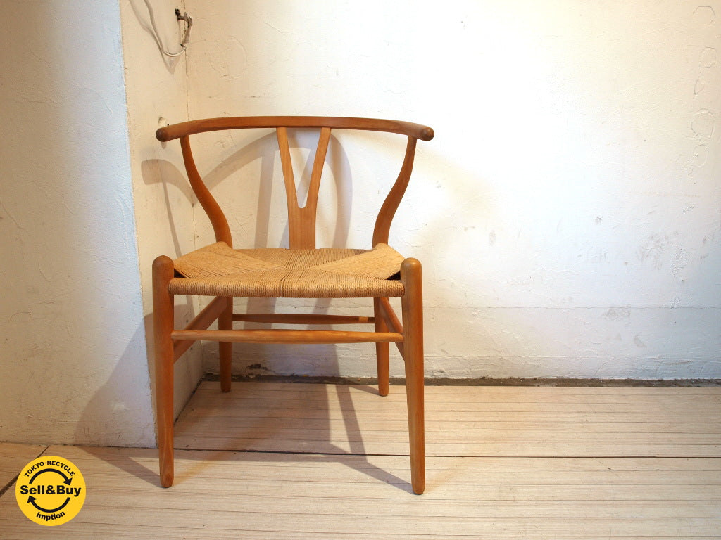 カールハンセン＆サン Carl Hansen & Son Yチェア CH24 ハンス・J・ウェグナー ビーチ材 ソープフィニッシュ 廃盤 日本仕様 サイズ ★ 中古品 買い取りしました。下北沢店 出張買取もお任せ下さい。