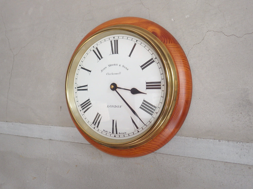 john moore & sons clerkenwell 掛け時計 ウォールクロック ペニーワイズ 取扱 中古品 買い取りしました。