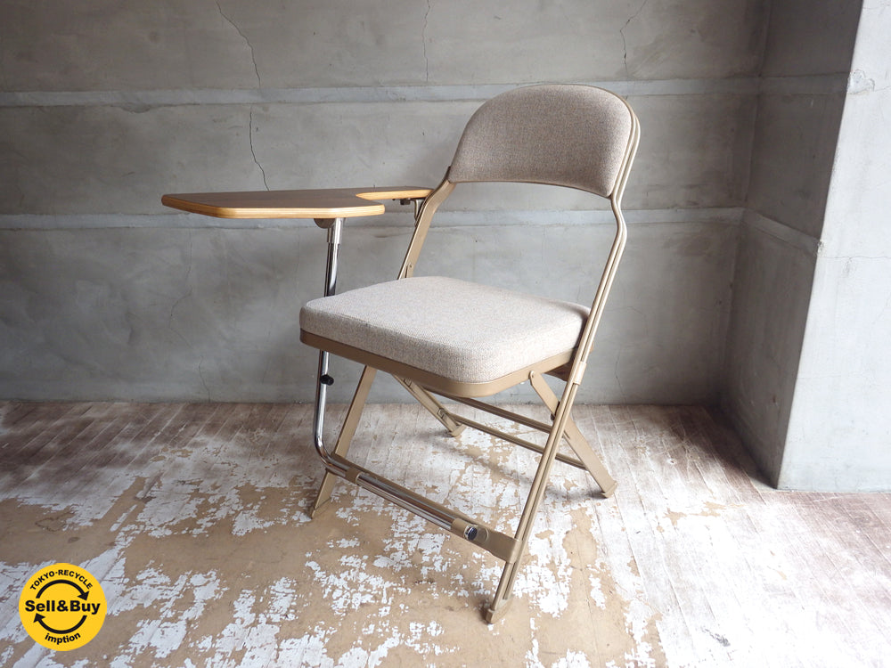 クラリン CLARIN フォールディングチェア With デスク フルクッション 折り畳み椅子 Folding chair フルクッション USA 米国 P.F.S 取扱 中古品 買い取りしました。