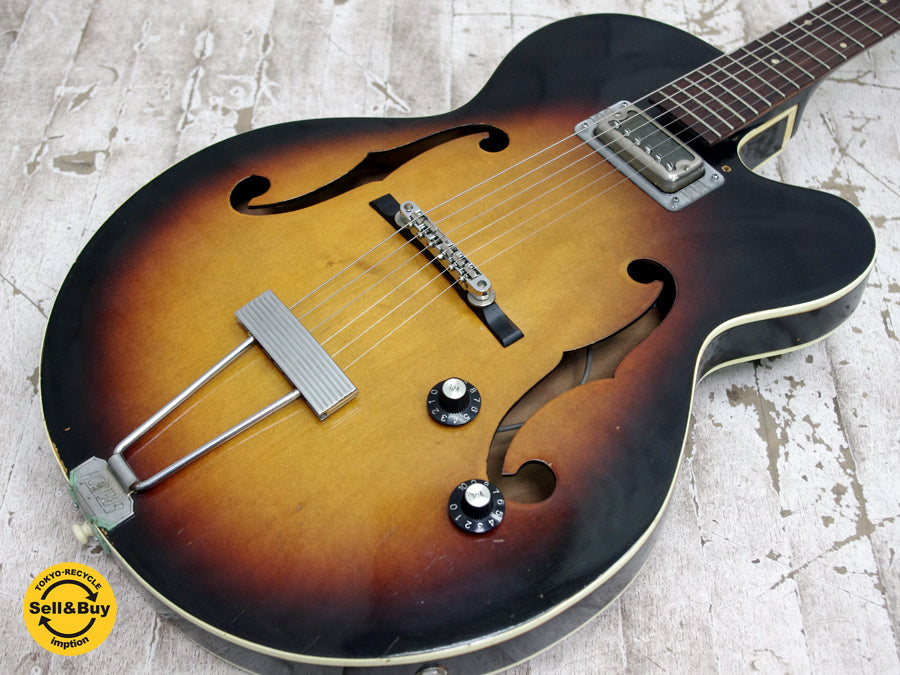 グレッチ Gretsch ヴィンテージ 6186 クリッパー Clipper フルアコ エレキギター サンバースト Sunburst 1960年製 ～リアルヴィンテージのみが出せる乾いたサウンド～ 【 買取と販売とレンタルのお店 】