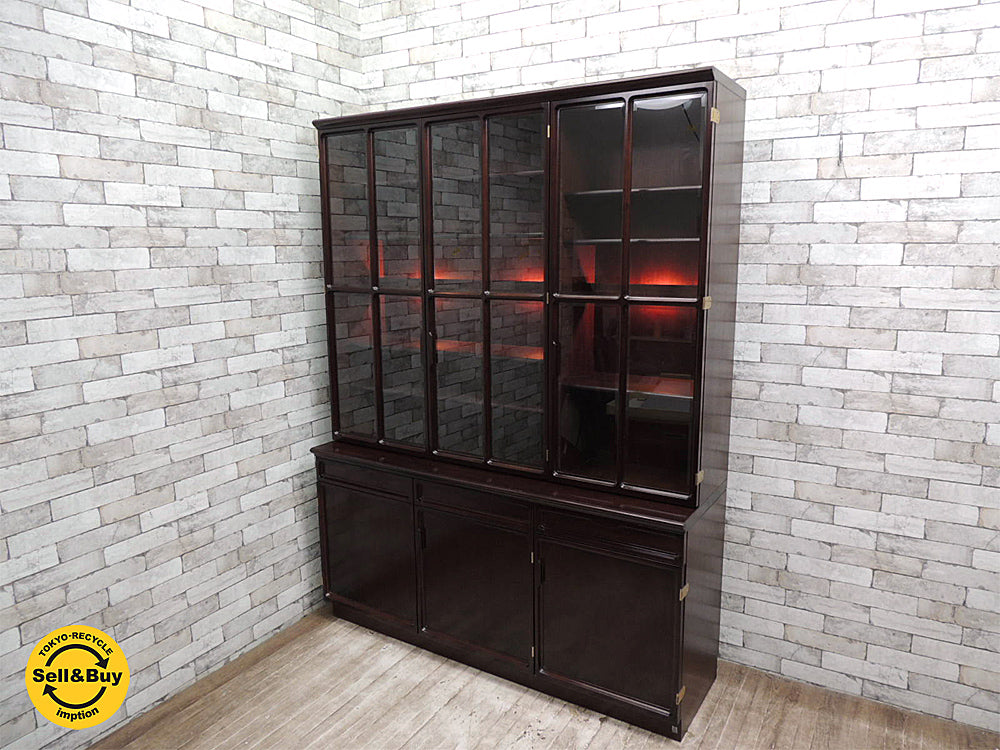 カンディハウス conde house ホック hock キャビネット 照明付  買い取りしました。祖師ヶ谷大蔵店 出張買取もお任せ下さい。
