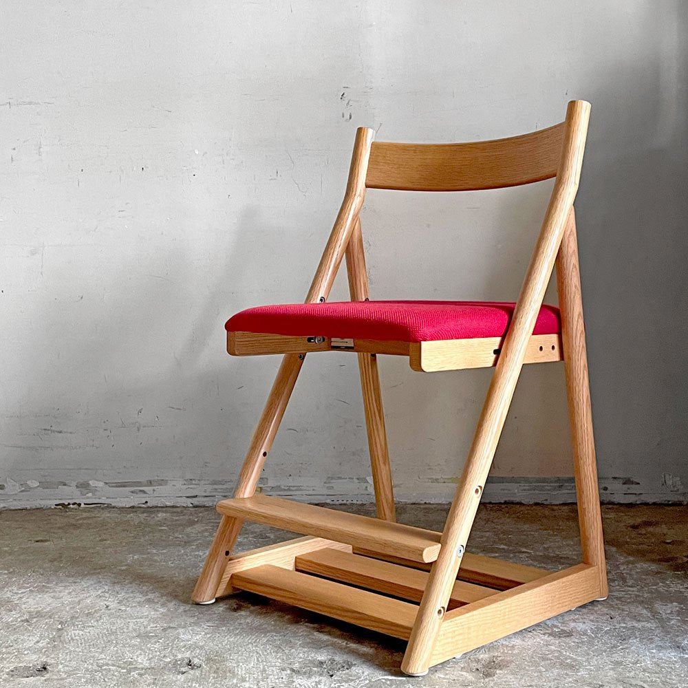 【自由が丘店】アクタス ACTUS ティーキッズ T-KIDS デスクチェア 昇降機能 ファブリック キャスター オーク材 日進木工 nissin 買取させていただきました