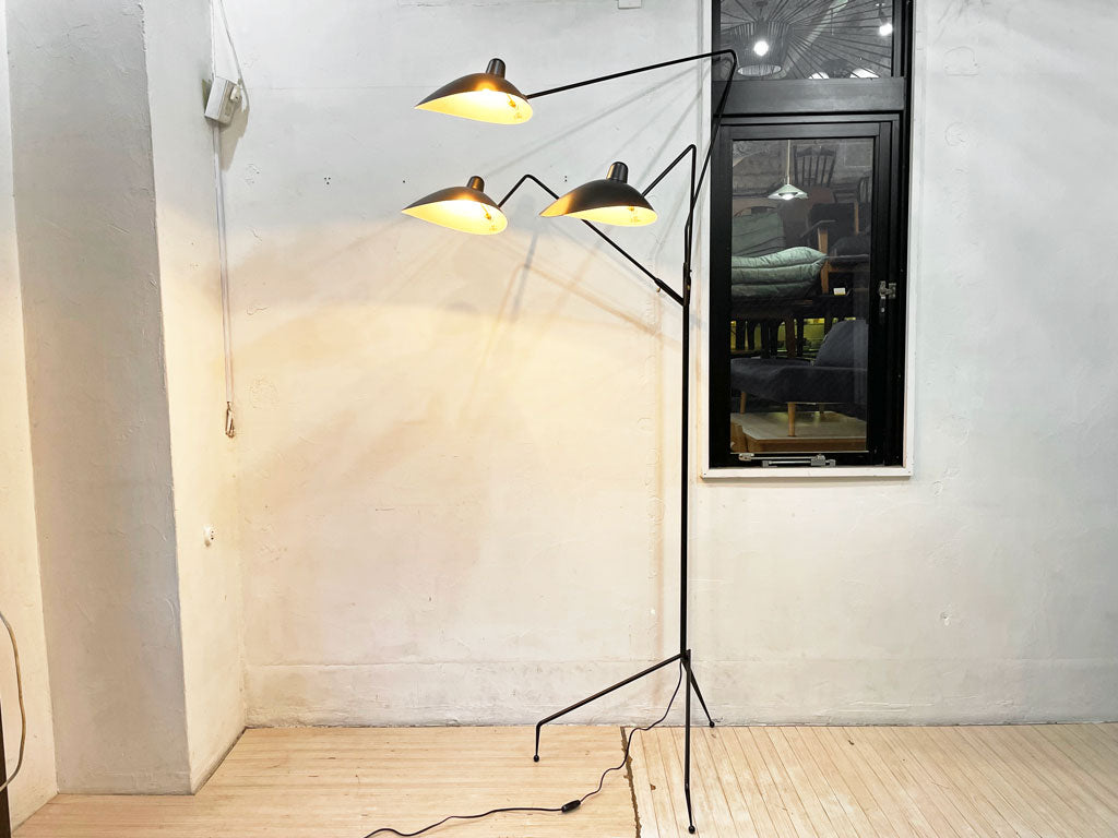 イデー IDEE ランパデール トワ ルミエーレ LAMPADAIRE 3 LUMIERES セルジュ・ムーユ Serge Mouille フロアスタンドライト 中古品 買い取りしました。