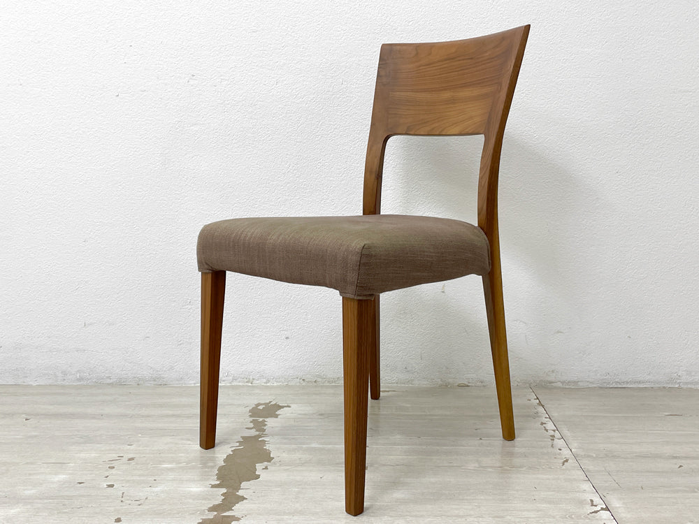 アクタス ACTUS モーグ MOOG チェア アームレス カバーリング ファブリック ウォールナット モダンデザイン 定価38,500円 B 中古品 買い取りしました。