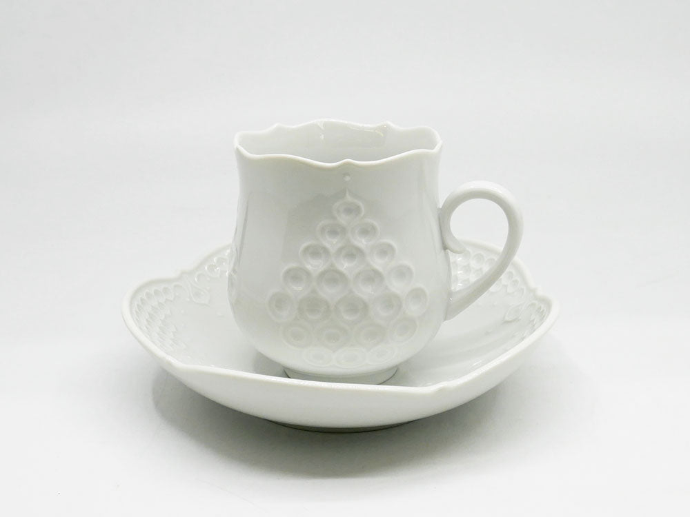 マイセン Meissen ホワイトレリーフ コーヒーカップ＆ソーサー C&S ルードヴィッヒ・ツェプナー Ludwig Zepner ドイツ 中古品 買い取りしました。