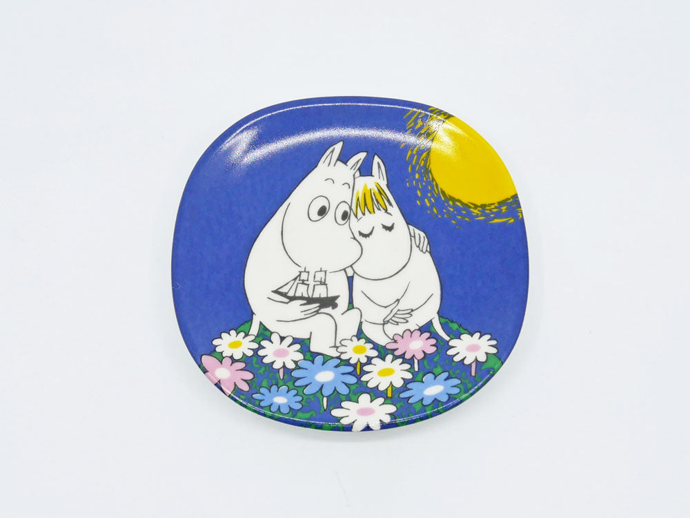 アラビア ARABIA ムーミン Moomin 月光 Moonshine プレート 飾り皿 1991-1997 廃番 フィンランド 北欧食器  中古品 買い取りしました。