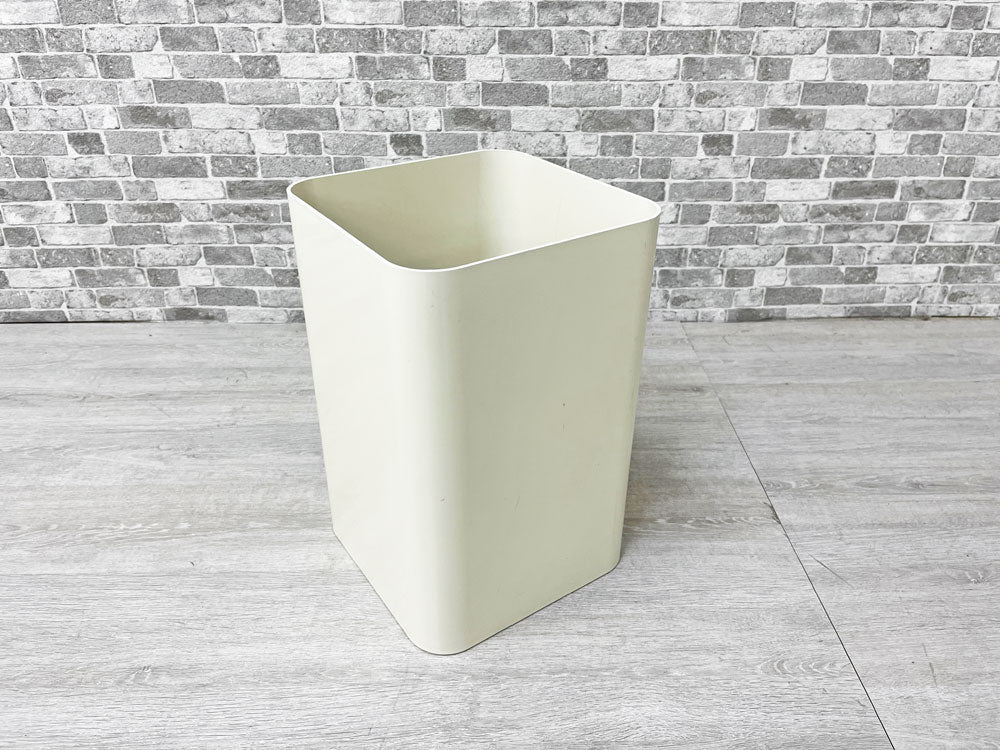 カルテル Kartell 4672 スクエア ダストボックス ゴミ箱 アンブレラスタンド 傘立て プラスチック製 70s ビンテージ イタリア 中古品 買い取りしました。