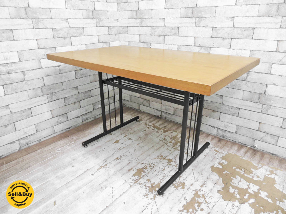 クラッシュゲート CRUSH GATE ノットアンティークス knot antiques グリット2 GRITⅡダイニングテーブル オーク材天板 アイアンレッグ W110cm 中古品 買い取りしました。
