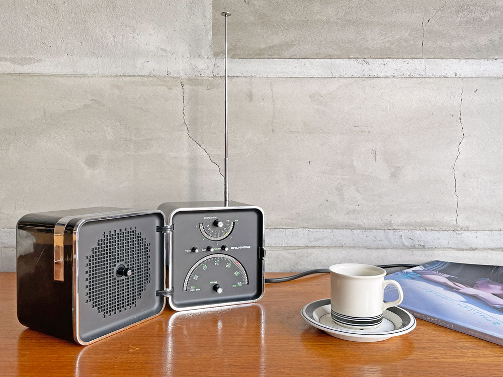 ブリオンベガ BRIONVEGA TS522 キューブラジオ radio.cubo マルコ・ザヌーゾ リチャード・サッパーイタリア製 復刻 スペースエイジ 中古品 買い取りしました。