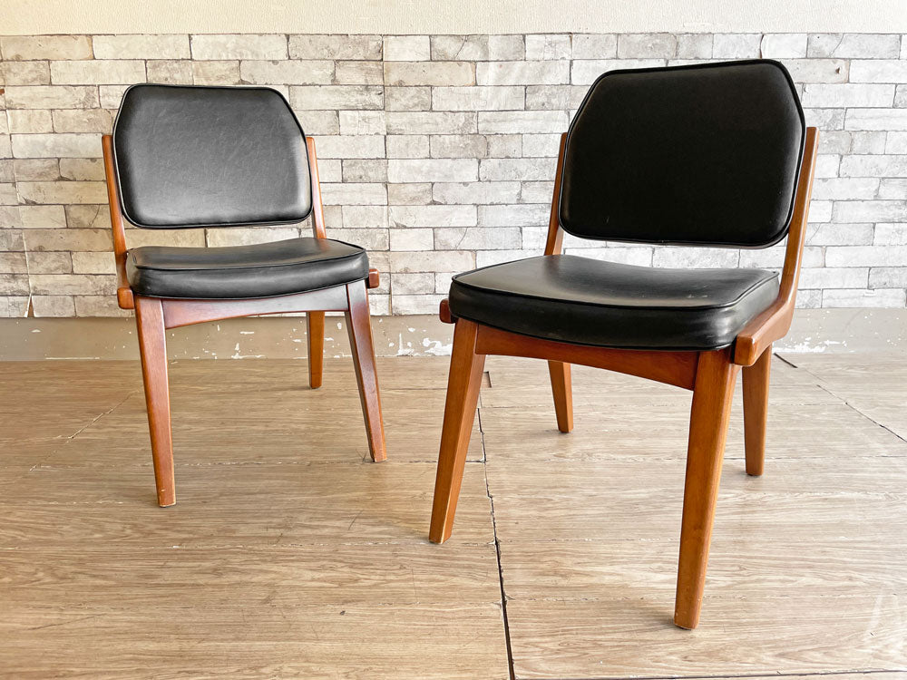 アクメファニチャー ACME Furniture シエラチェア SIERRA CHAIR ダイニングチェア ビニールレザーシート ブラック アメリカンビンテージスタイル 定価￥26,400- A ＆ B 中古品 買い取りしました。