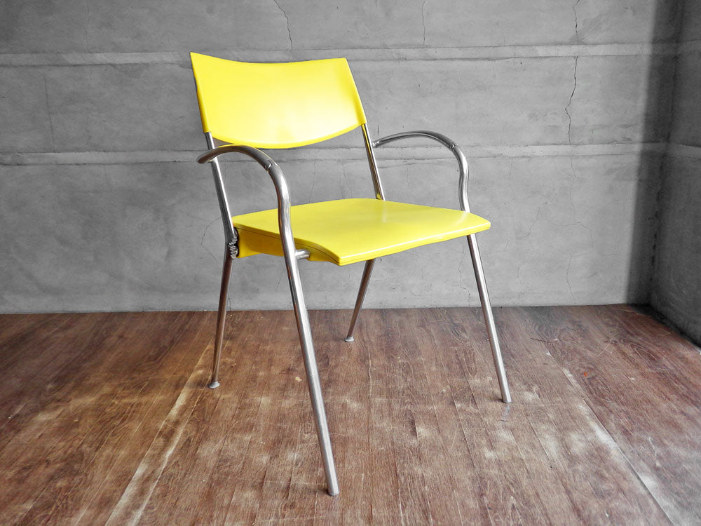 ヴィトラ Vitra. サンタチェア Santachair デニス サンタキアラ Denis Santachiara イエロー フォールディングチェア 折り畳み ポリプロピレン 中古品 買い取りしました。