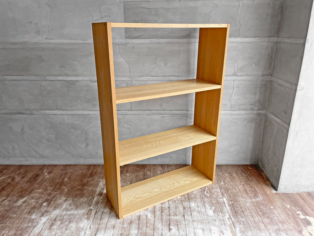 無印良品 MUJI スタッキングシェルフ ワイド 1列3段 オーク材 オープンシェルフ 定価￥19,900- 中古品 買い取りしました。