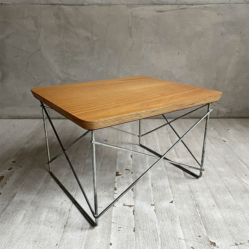 【学芸大学店】ハーマンミラー Herman Miller イームズワイヤーベースローテーブル Eames Wire Base Low Table LTRT ホワイトアッシュ材 ミッドセンチュリー 定価￥61,600- ♪ 買取させていただきました。