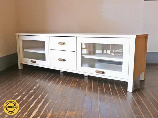 モモナチュラル Momo Natural シエル CIELE AVボード TVボード シャビーシック ホワイト ～ あなただけのお部屋造り ～ 【 買取と販売とレンタルのお店 】