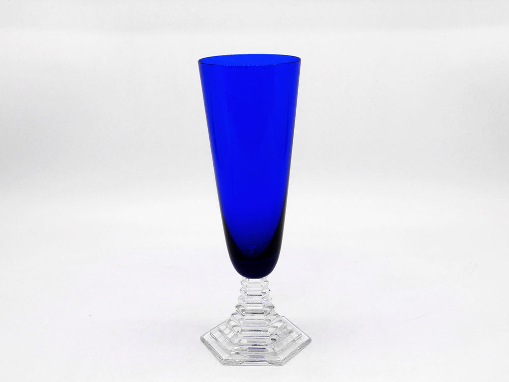 バカラ Baccarat オルセー Orsay ワイングラス シャンパングラス フルート コバルト ビンテージ フランス 廃番  中古品 買い取りしました。