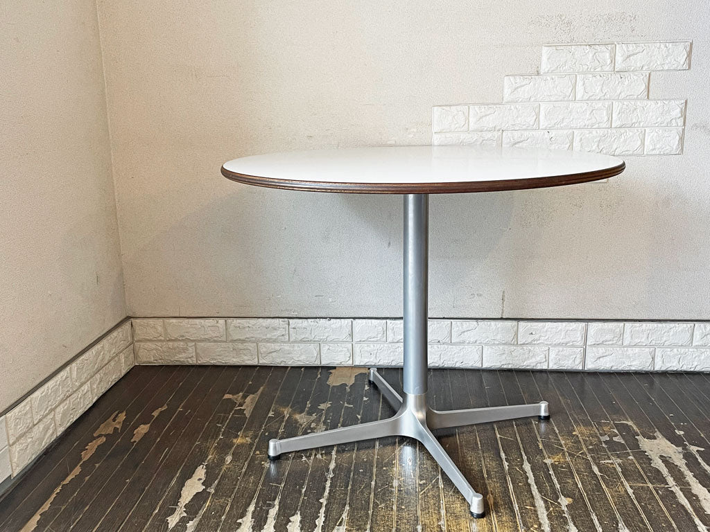 ディーアンドデパートメント D&DEPARTMENT ラワン テーブル LAUAN TABLE ROUND・03 ラウンドテーブル メラミントップ Φ90cm  中古品  買い取りしました。