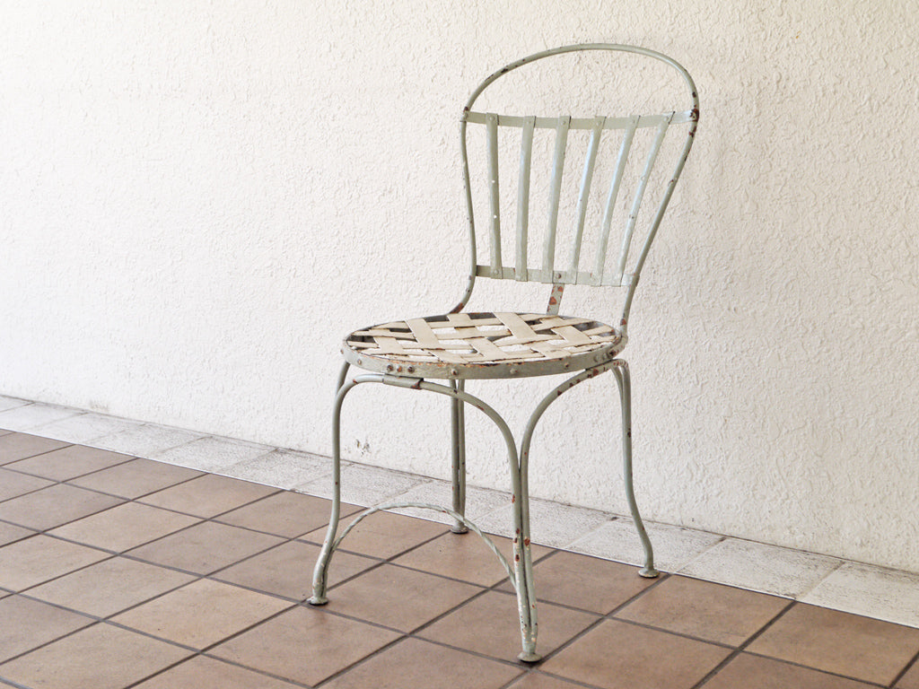 フランス ビンテージ French Vintage ビストロチェア アイアン × ペイント H.P Deco H.Pデコ取扱 シャビーシック 中古品 買い取りしました。