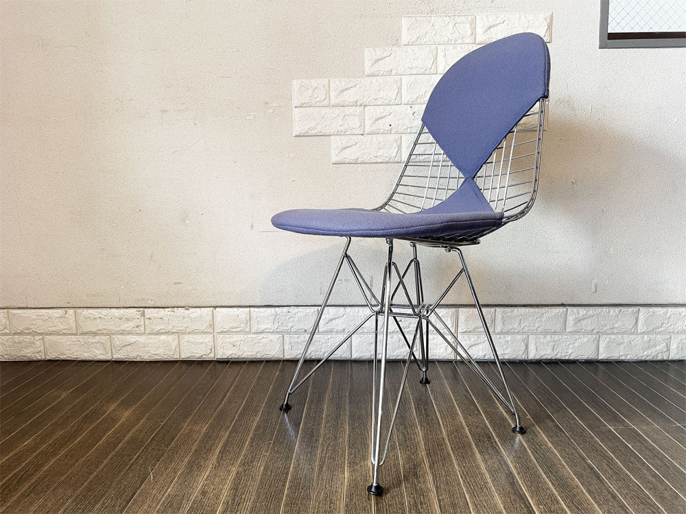 ハーマンミラー Herman Miller ワイヤーチェア Eames Wire Chair DKR2 エッフェルベース ビキニパッド付 C&R イームズ ミッドセンチュリー  中古品  買い取りしました。