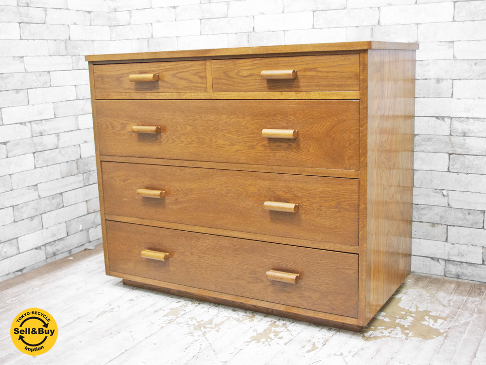 ジャパンビンテージ Japan vintage 楢材 チェスト 箪笥 買い取りしました。