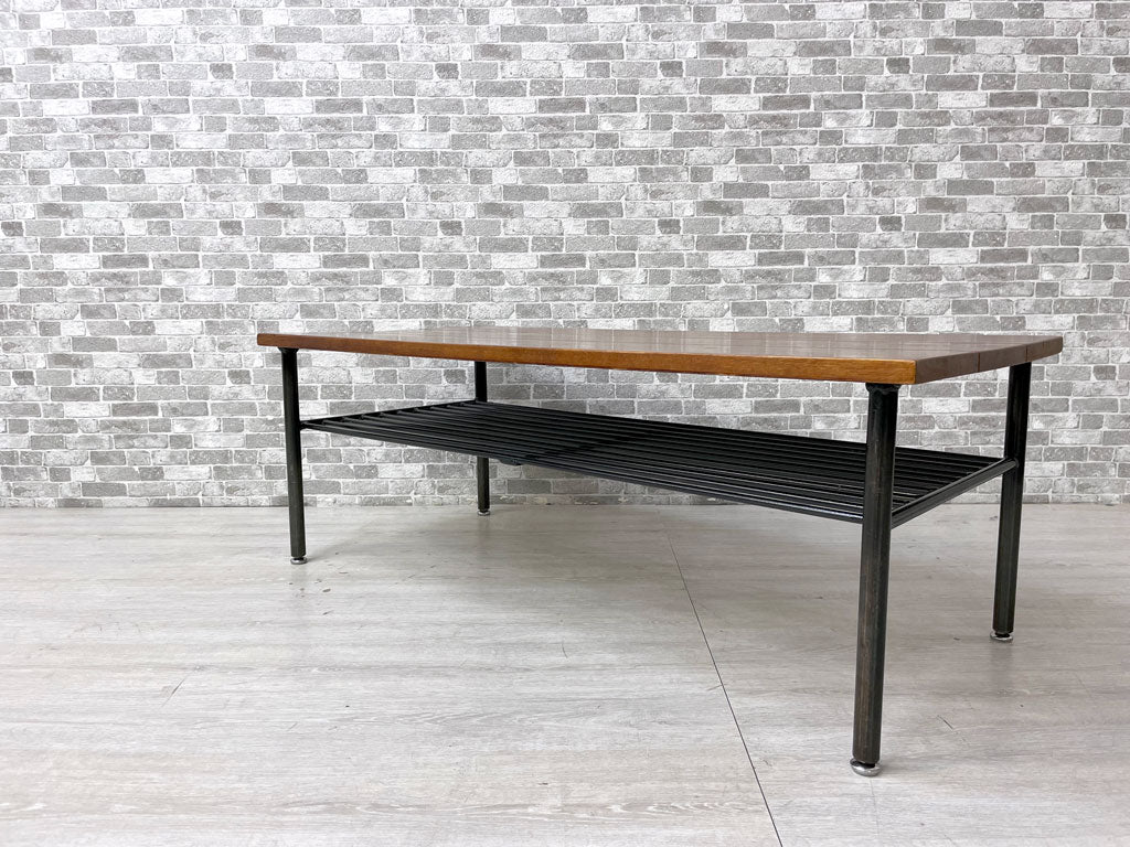 ジャーナルスタンダードファニチャー journal standard Furniture jsF サンク SENS コーヒーテーブル ローテーブル オーク無垢材 スチール 工業系 中古品 買い取りしました。