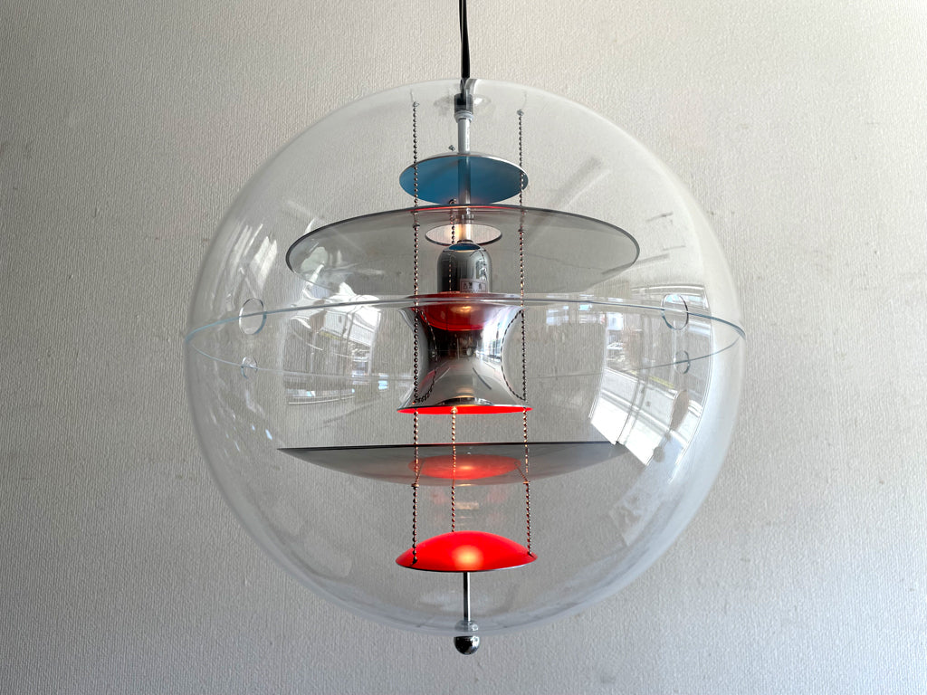 ヴァーパン VERPAN ペンダントライト VP グローブ 40 カラードグラス ランプ GLOBE 40 ヴェルナーパントン スペースエイジ ヤマギワ 定価￥341,000- 中古品 買い取りしました。