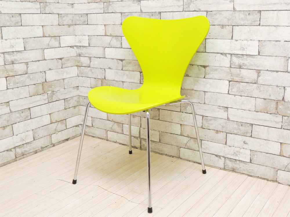 フリッツハンセン Fritz Hansen セブンチェア ヴァーナルグリーン アルネ・ヤコブセン Arne Jacobsen デンマーク 北欧家具 プライウッド  中古品 買い取りしました。