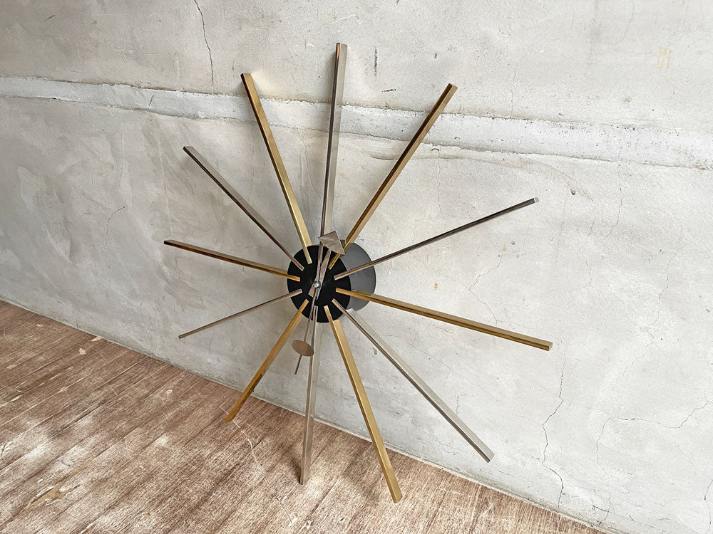 ヴィトラ vitra スタークロック Star Clock ウォールクロック 壁掛け時計 ジョージ・ネルソン ミッドセンチュリー 定価\66,000- 中古品 買い取りしました。