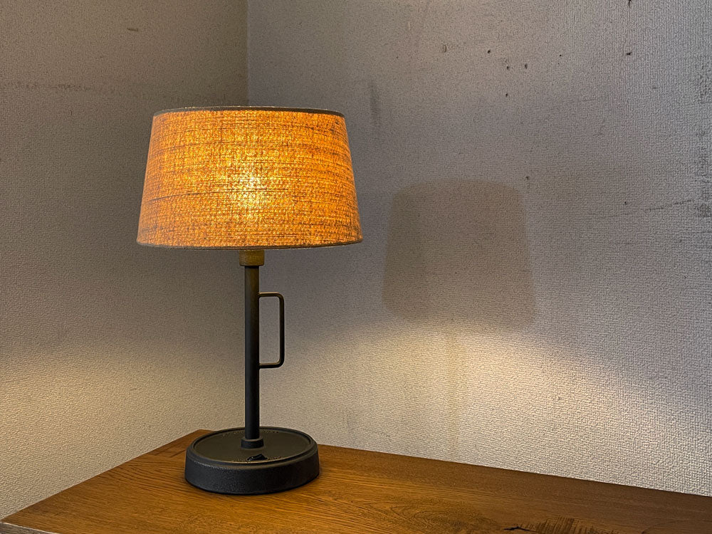トラックファニチャー TRUCK FURNITURE テーブルランプ TABLE LAMP T-IN1 コットンシェード 鋳鉄ベース H42cm ビンテージスタイル 定価￥39,600-  中古品  買い取りしました。