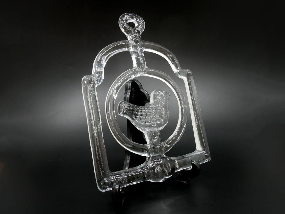 コスタボダ Kosta Boda 鳥のガラスオーナメント バーティルヴァリーン Bertil Vallein 北欧 ウィンドウ デコレーション 中古品 買い取りしました。