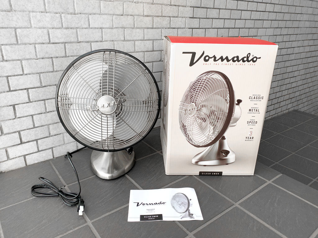 ボルネード VORNADO シルバースワン ファン 扇風機 アールデコスタイル アンティーク調 SWAN-JP 箱付 美品 中古品 買い取りしました。
