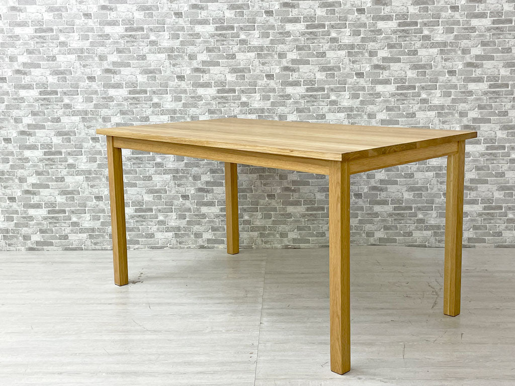 無印良品 MUJI オーク無垢集成材 ダイニングテーブル ナチュラル W140cm 廃番 中古品 買い取りしました。