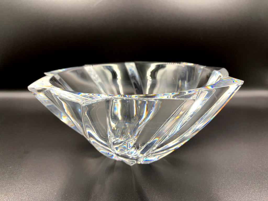 バカラ Baccarat オブジェクティフ ボウル クリスタルガラス フランス 定価6.6万円  中古品  買い取りしました。