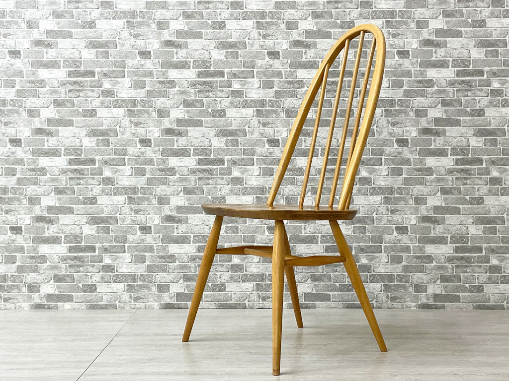アーコール Ercol クエーカー チェア ダイニングチェア UKビンテージ エルム×ビーチ材 ナチュラル 英国家具  買い取りしました。