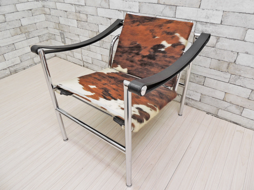 カッシーナ Cassina LC1 スリングチェア ポニースキン ハラコ ル・コルビュジェ Le Corbusier 定価 ￥484,000-  中古品 買い取りしました。