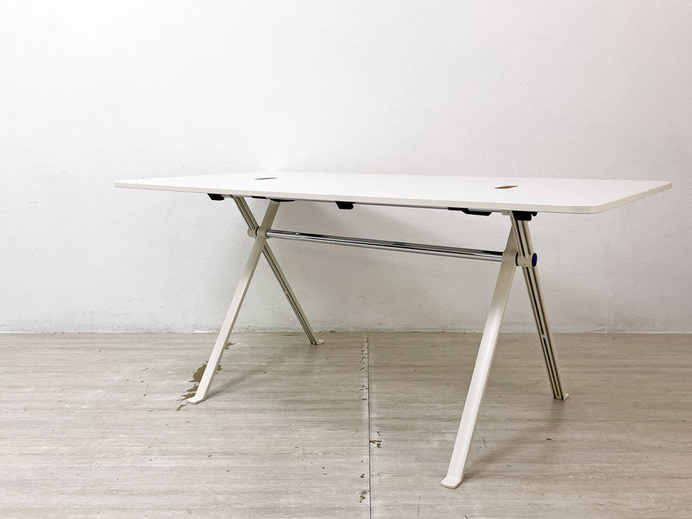 ヴィトラ vitra イクスイクス IXIX ミーティングデスク W160cm セバスチャン・バーン Sebastian Bergne ホワイト 折り畳み式 廃番  中古品 買い取りしました。
