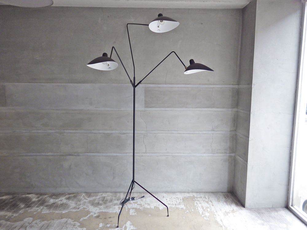 イデー IDEE ランパデール トワ ルミエーレ LAMPADAIRE 3 LUMIERES フロアライト セルジュムーユ 未使用品 定価￥264,000- 中古品 買い取りしました。