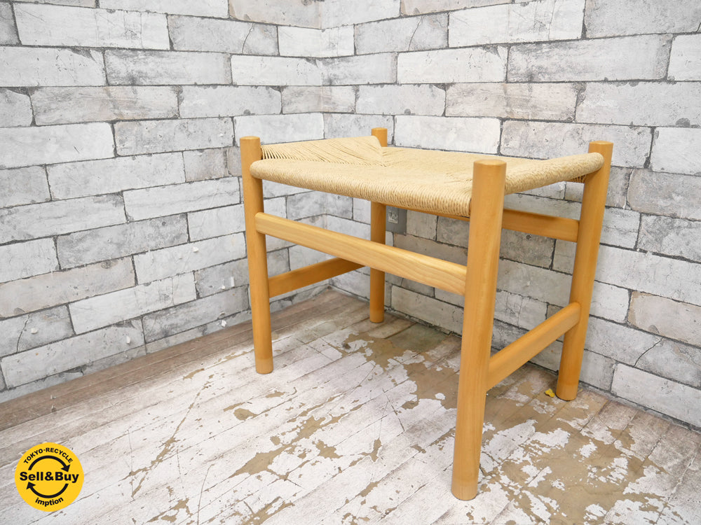 カールハンセン & サン Carl Hansen & Son CH53 スツール ハンス・J・ウェグナー Hans.J.Wegner ビーチ材 ソープフィニッシュ 北欧 中古品 買い取りしました。