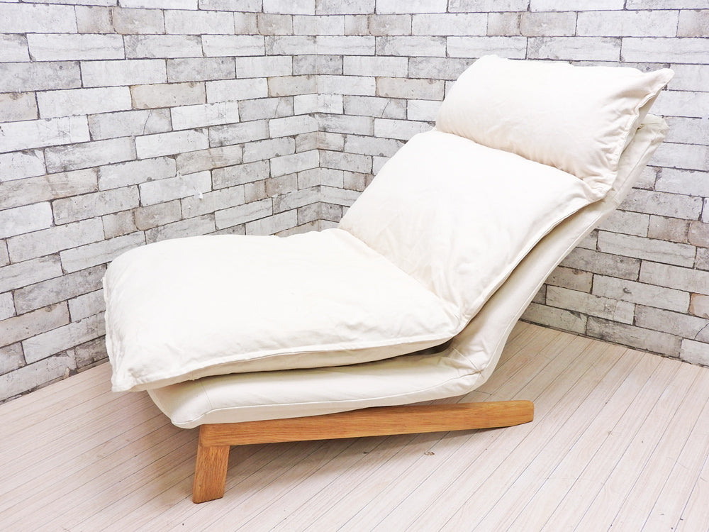 無印良品 MUJI ハイバック リクライニング ソファ 1人掛け ウレタンシート仕様 生成 カバーリングタイプ  中古品 買い取りしました。