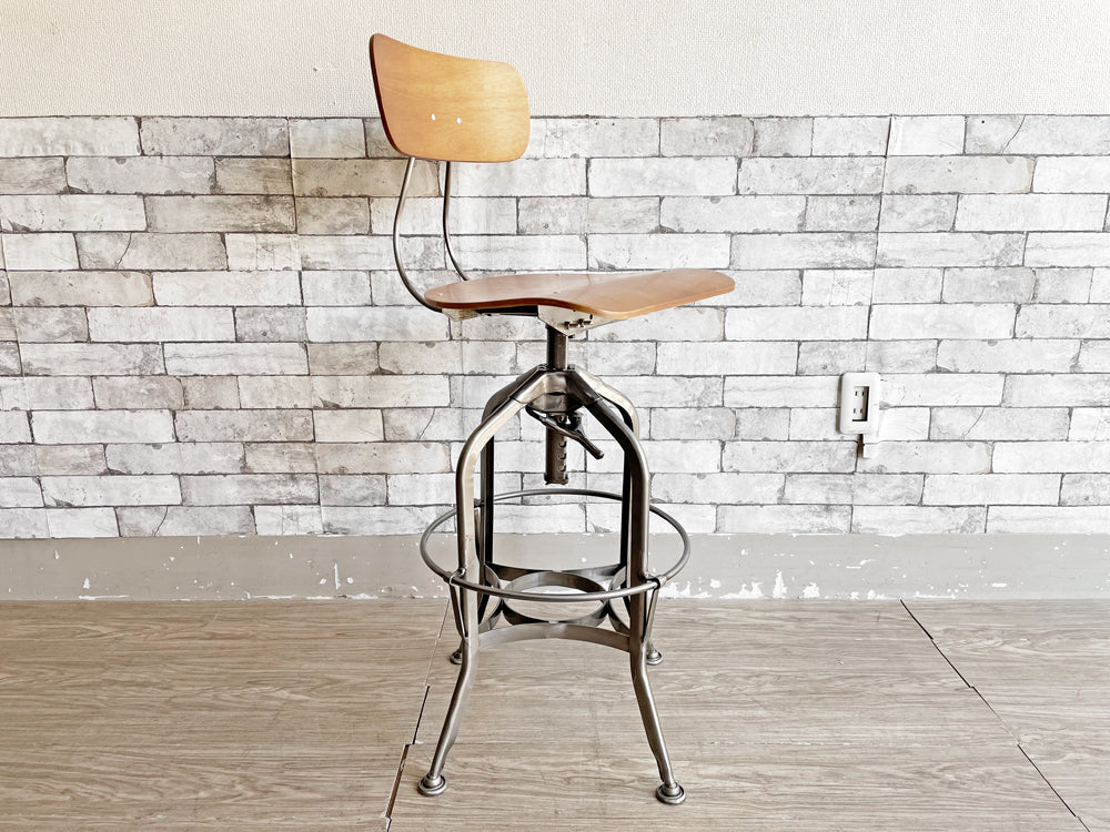 ノーザンオハイオインダストリアル Northern Ohio Industrial トレド ハイチェア TOLEDO スウィベル スツール 工業系 中古品 買い取りしました。