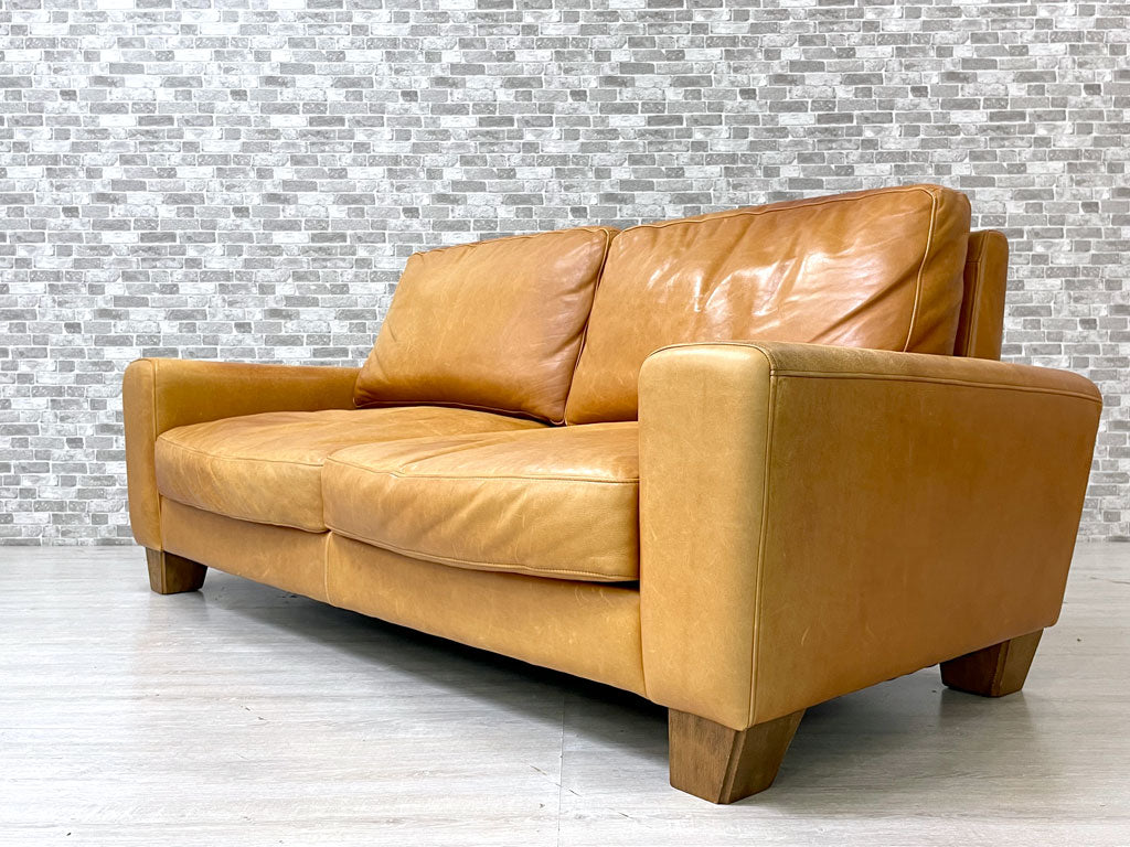 アクメファニチャー ACME Furniture フレスノ FRESNO ソファ 3シーター ヴィンテージスタイル オイルレザー 本革 定価￥385,000- 中古品 買い取りしました。