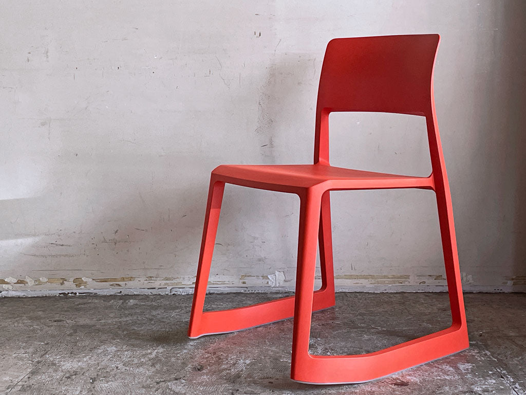 ヴィトラ Vitra ティプトン Tipton チェア スタッキングチェア チルト機能 ロッキングチェア ポピーレッド B 廃番カラー 中古品 買い取りしました。