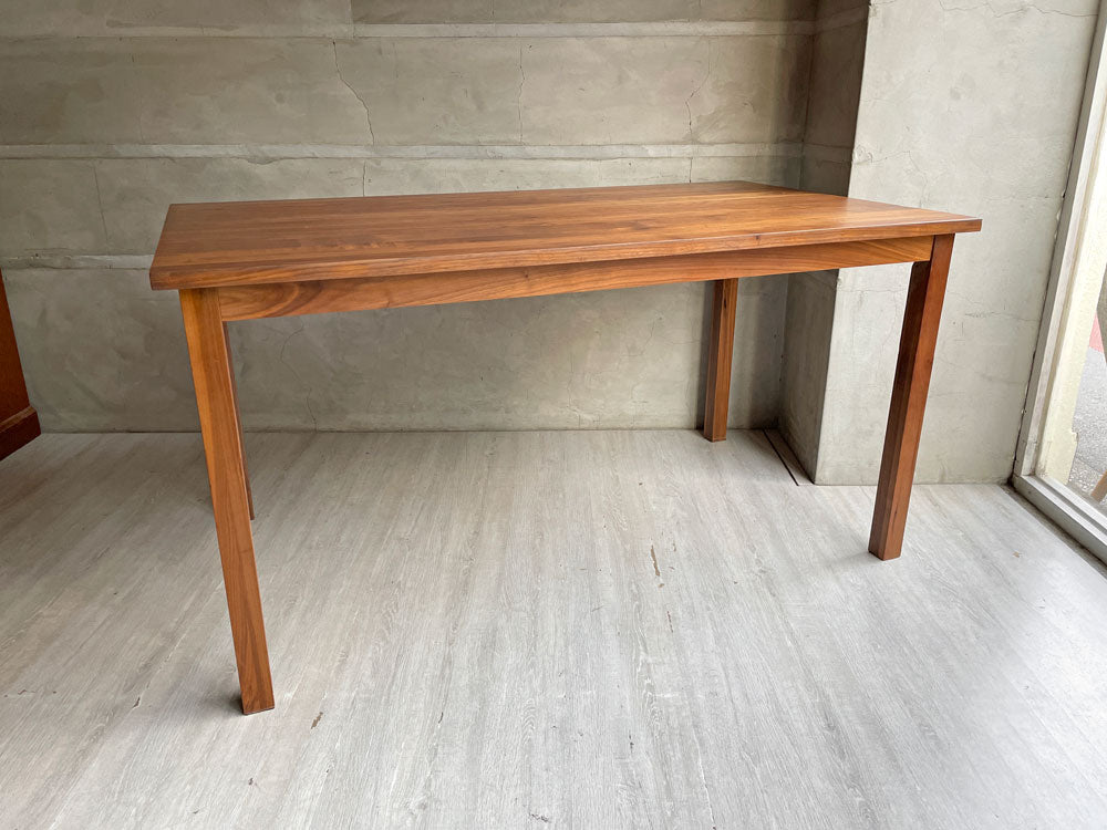 無印良品 MUJI ダイニングテーブル 無垢集成材 W140cm ウォールナット材 ワークテーブル ナチュラル シンプルデザイン 中古品 買い取りしました。