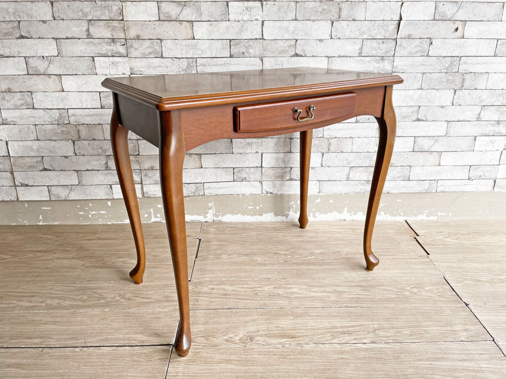 クラシカルスタイル Classical style コンソールテーブル デスク テレフォンスタンド 猫脚 W80cm 中古品 買い取りしました。