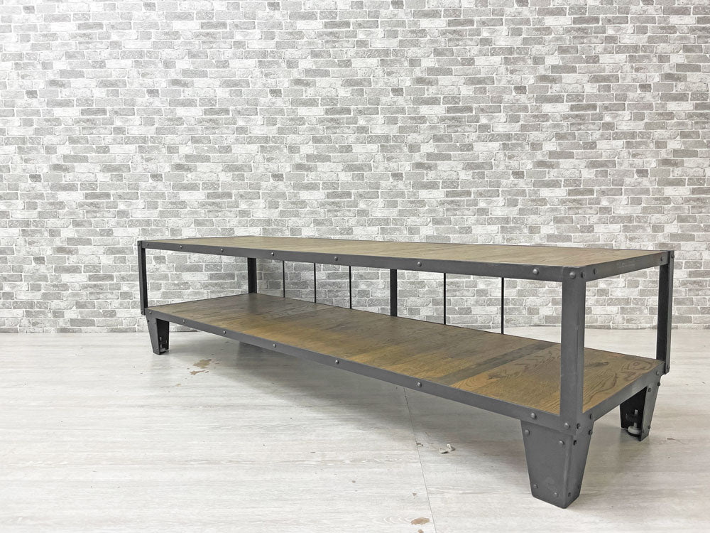 ジャーナルスタンダード ファニチャー journal standard Furniture jsF カルビ CALVI TVボード AVボード L アイアン オーク無垢材 W148 工業系 中古品 買い取りしました。