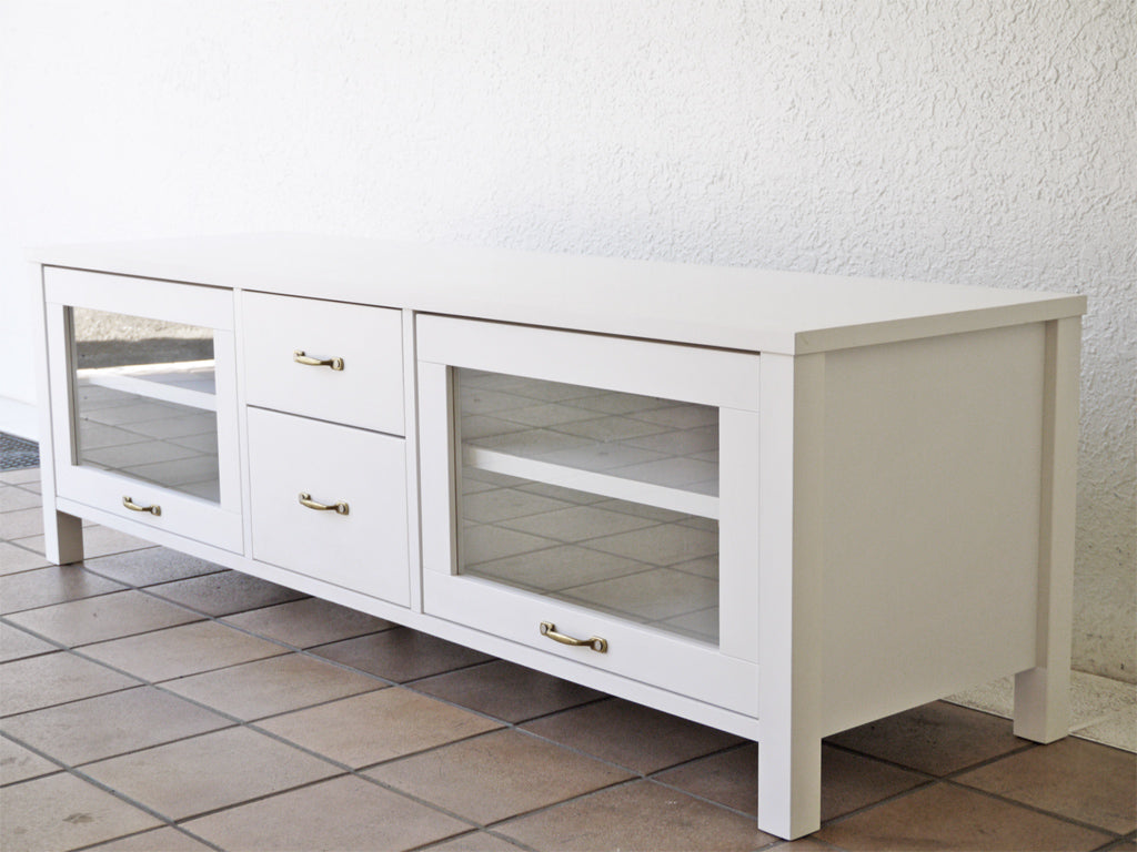 モモナチュラル Momo Natural シエル CIELE AVボード TVボード W145cm ホワイト 中古品 買い取りしました。