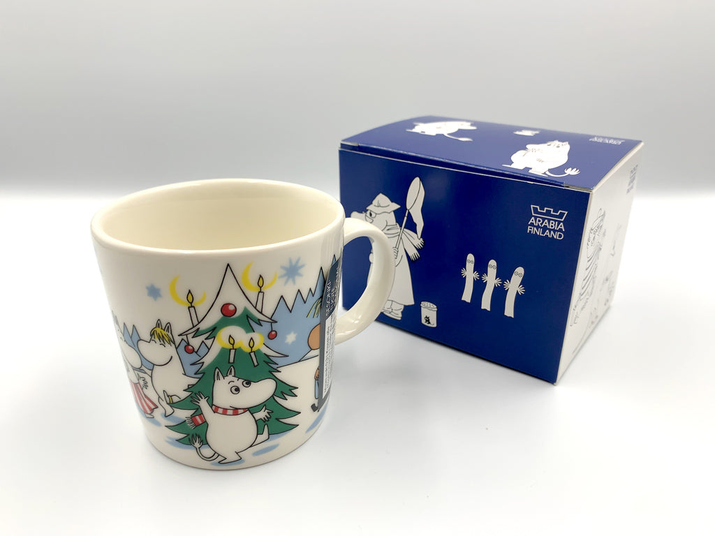 アラビア ARABIA ムーミン マグカップ ムーミンマグ クリスマス 2013年冬季限定 森のクリスマスツリー 箱付 未使用品 中古品  買い取りしました。