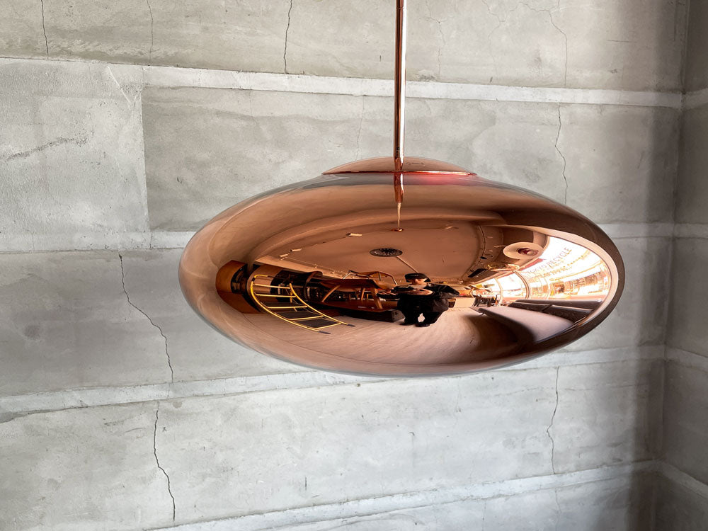 トムディクソン Tom Dixon コッパー ワイドペンダントライト Copper Wide Pendant 箱付 定価113,000円 コッパー 廃番 中古品 買い取りしました。