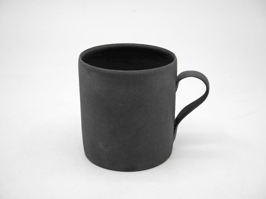 遠藤岳 Takashi Endo マグカップ Mug New Black Φ6.5cm 陶器 現代作家 中古品 買い取りしました。