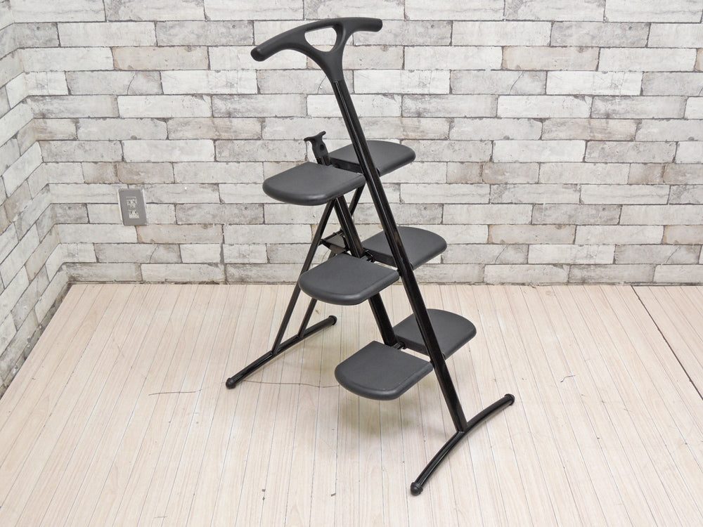 カルテル kartell ティラミス TIRAMISU 折りたたみ式3段脚立 ブラック 定価49,900円  中古品 買い取りしました。