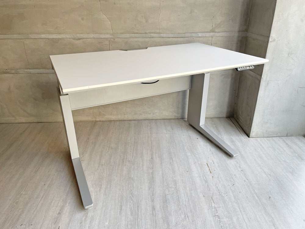 オカムラ okamura プロユニット UDシリーズ 電動昇降デスク 平机 幅115ｃｍ 高さメモリー機能 インジケーター付 OAファニチャー 中古品 買い取りしました。